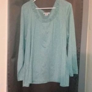 Sparkly, light blue to p